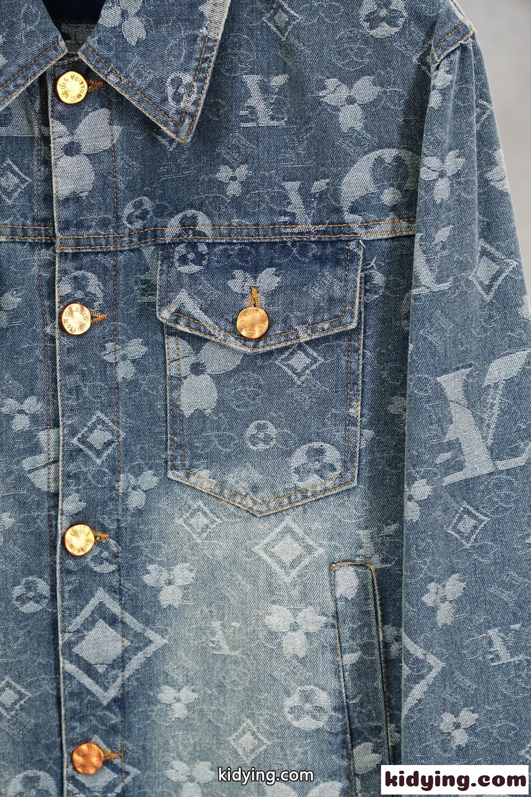 ルイヴィトン スーパーコピー デニムジャケット メンズ クラシックシルエット 秋冬対応 重厚感 LOUIS VUITTON-4