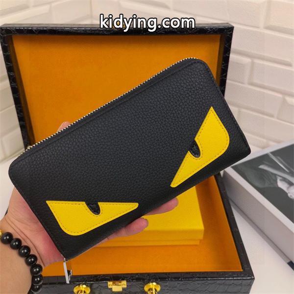 超レアコレクション新作！入手困難！ Fendi BAG BUGS バッグ バグズ フェンディ メンズ 長財布 ブラック コピー 大容量-0