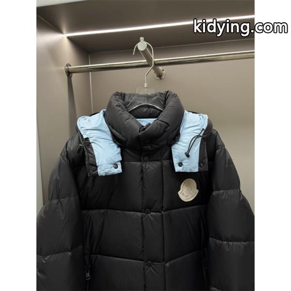 ライトブルーフードが映える 2025冬注目 極暖ボリューム モンクレール MONCLER スーパー コピー ダウンジャケット-4