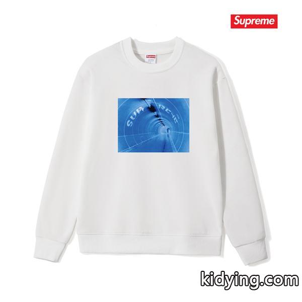 2025秋冬 裏起毛 ホワイト 話題沸騰 フォト SUPREME シュプリーム 偽物 スウェット-2