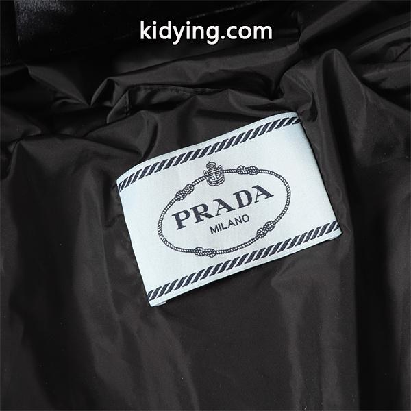 暖かみ溢れる ブラック 洗練シルエット PRADA プラダ スーパーコピー 上質ダウンジャケット-7