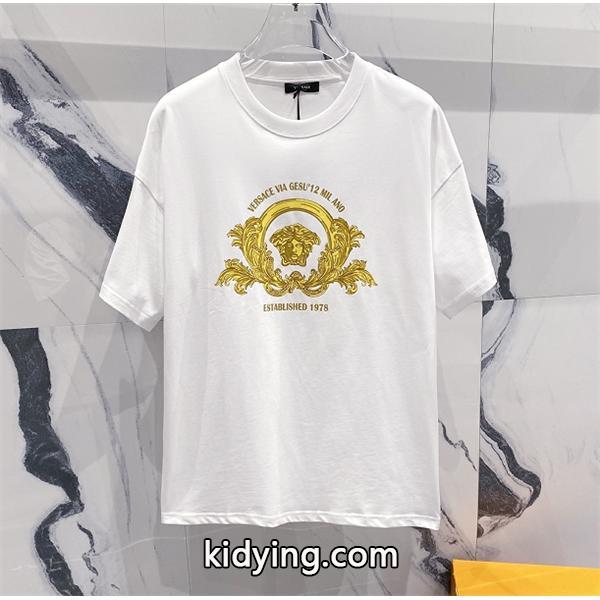 春夏 人気商品登場 ヴェルサーチ 半袖Tシャツ 2色可選_VERSACE ヴェルサーチ_ブランド コピー 激安(日本最大級)-0