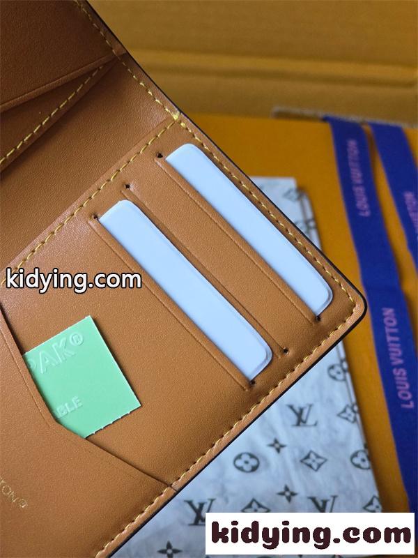 ルイヴィトン Louis Vuitton コピー M14733 カードケース モノグラムマカサー 二つ折りカードホルダー スリム財布 縦型設計 コンパクト収納 メンズ-6