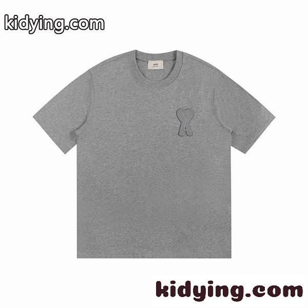 アミ パリス tシャツコピー【涼感テロン素材】コットン100% さらっと肌触り 2026夏 AMI PARIS-5