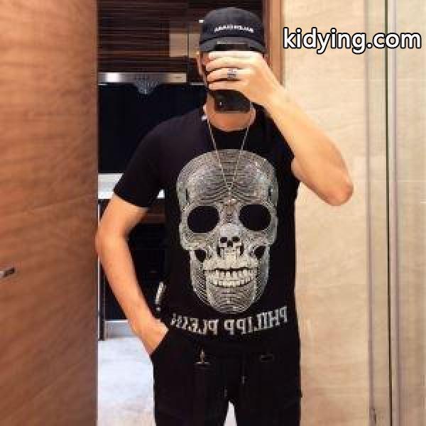 2019春夏は人気定番 PHILIPP PLEIN Tシャツ/半袖 2色可選フィリッププレイン 風合いが魅力 ファッションに新しい色_フィリッププレイン PHILIPP PLEIN_ブランド コピー 激安(日本最大級)-2