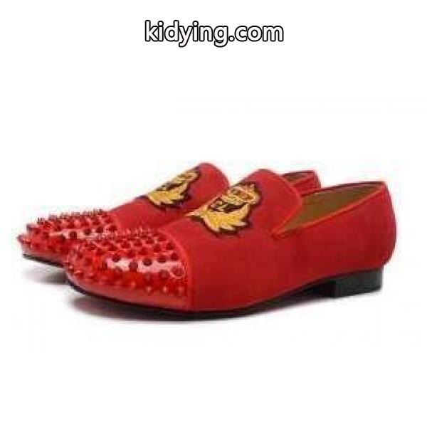 毎年大人気なクリスチャンルブタン 靴 サイズが多選 CHRISTIAN LOUBOUTIN スパイクスダッズ レザー レッド お得限定セール スプーキーシューズ ハイヒールパンプス_クリスチャンルブタン CHRISTIAN LOUBOUTIN_ブランド コピー 激安(日本最大級)-0