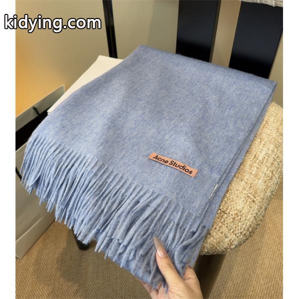 秋冬 話題沸騰 ブルー ロゴ マフラー 洗練 ACNE STUDIOS アクネ ストゥディオズ コピー-3