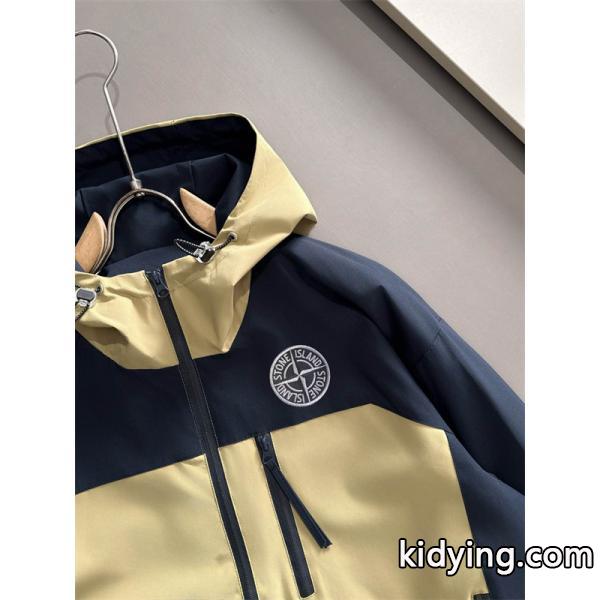 人気急上昇 STONE ISLAND ストーンアイランド コピー 2025AW 新作 ホワイト×ブラック ジャケット-3