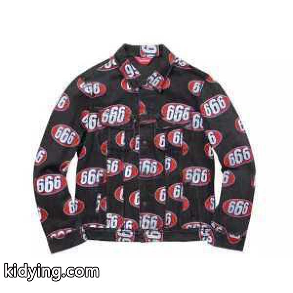 2色可選 人気新品&超特価& 17ss SUPREME 666 Denim Trucker Jacket デニムジャケット_ジャケット パーカー セーター コート_メンズファッション_スーパーコピーブランド激安通販 専門店-0