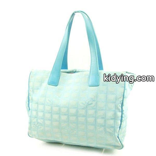 Chanel バッグ トートバッグ ニュートラベルライン ニュートラベルライントートMM ブルー レディース メンズ 中古 Bag :T4597:ブランドデポTOKYO - 通販ショッピング-0