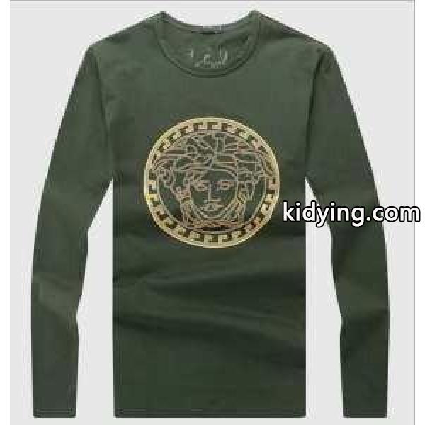 上品上質 ヴェルサーチ 長袖Tシャツ 縦には伸びにくい 4色可選_ヴェルサーチ VERSACE_ブランド コピー 激安(日本最大級)-1