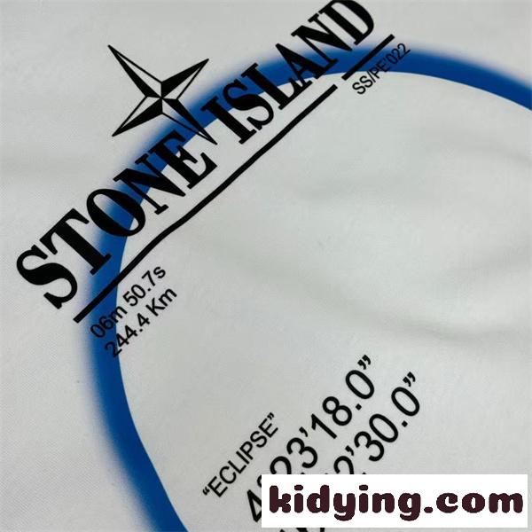 クルーネックTシャツ ミニロゴ入り 軽やかな着心地 STONE ISLAND ストーンアイランド コピー Tシャツ 休日コーデ 好評モデル-7