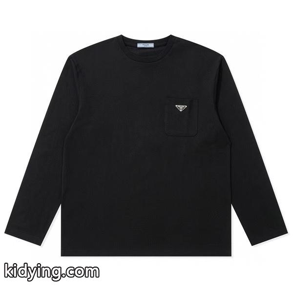 おしゃれも譲れない PRADA プラダ 秋冬  長袖Tシャツ  メンズファッション_スーパーコピーブランド激安通販 専門店-0