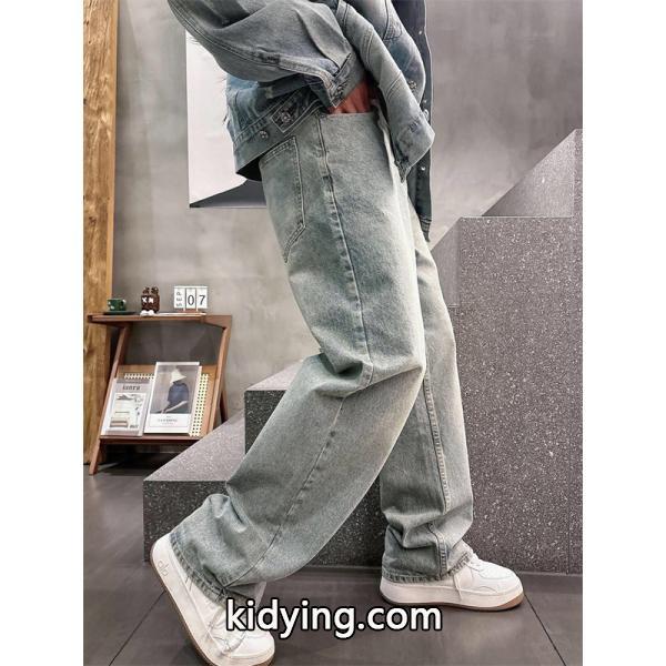 限定モデル グレー ダメージデザイン Chrome Hearts クロムハーツ スーパーコピー デニムパンツ-8