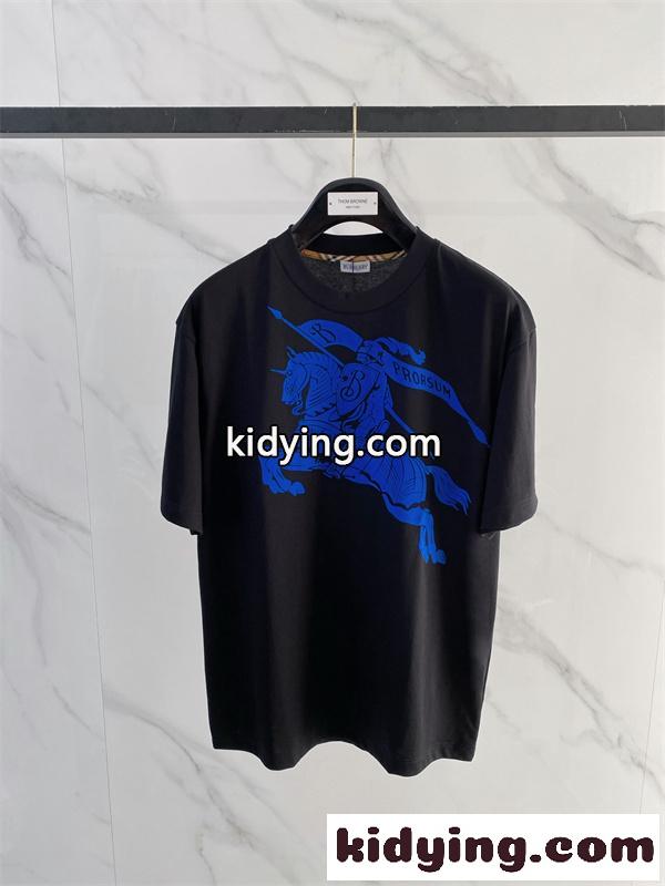 アーバングラフィックTシャツ ホースデザイン モダンストリート BURBERRY バーバリー コピー Tシャツ 着回しベーシック-1