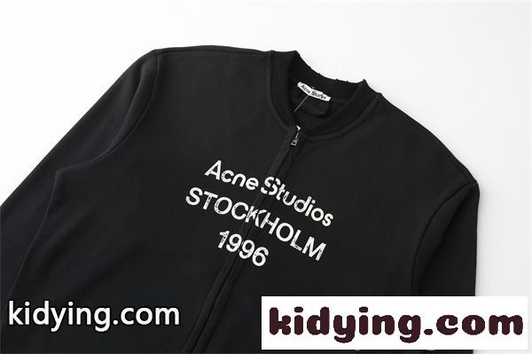 ジップパーカー プリント 裏毛仕様 オーバーサイズ トレンド新作 ACNE STUDIOS アクネ ストゥディオズ スーパーコピー-4
