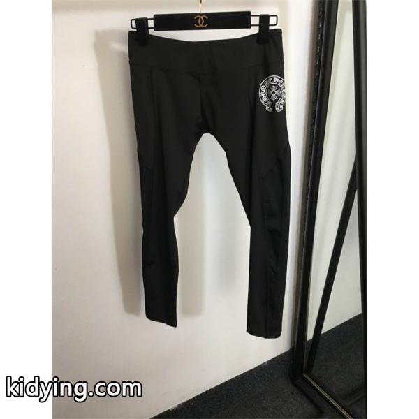 CHROME HEARTS シック ブラック クロムハーツ コピー スポーツブラ&レギンスセット 大人スタイル-6