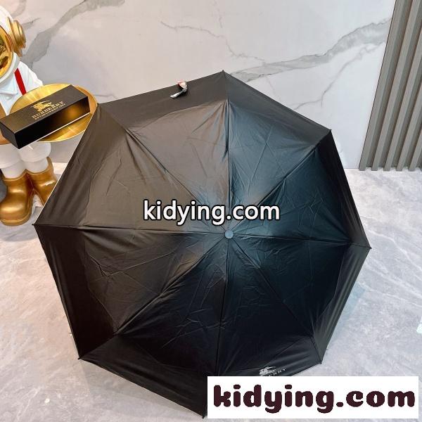 2026新作 BURBERRY 激安 バーバリー 折りたたみ傘 晴雨兼用 五つ折り 全自動 UVカット 軽量 チェック柄 ギフトBOX付き-1