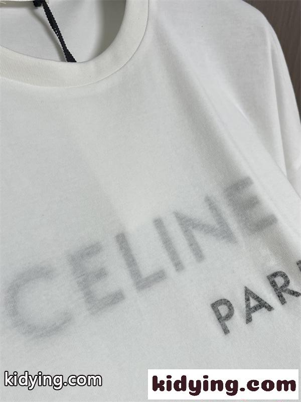 希少新作CELINE PARISセリーヌ tシャツコピー♥2026春夏おしゃれ個性的最高品質数量限定-4