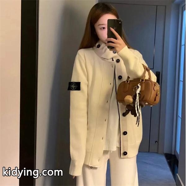 STONE ISLAND コピー カーディガン シンプル 高品質 ニット ジャケット ストーンアイランド-0
