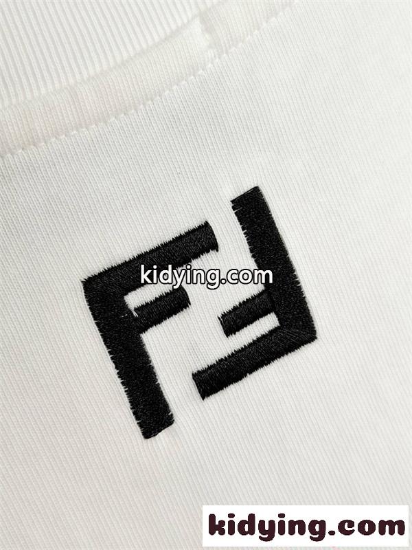 FENDI コピー フェンディ 半袖Tシャツ プリント クルーネック ベーシック人気モデル-7