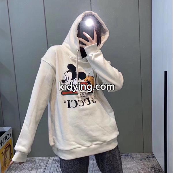 GUCCI 偽物 限定 ディズニーコラボ ミッキー パーカー ホワイト モード系 定番 プレミアム グッチ-0