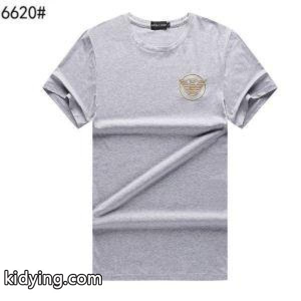 アルマーニ Ｔシャツ コピー ARMANI 超激得 トップスシンプル Ｔシャツ 無地着回し ワークスタイル ４色可選-2