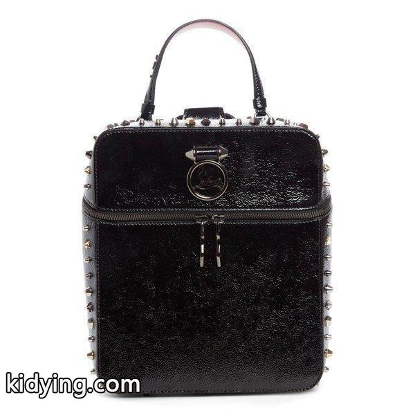 クリスチャン ルブタン CHRISTIAN LOUBOUTIN レディース バックパック・リュック バッグ Rubylou Patent Leather Backpack Black/ Multi Metal :dp3-5547350-728392:フェルマート エフ fermart ef - 通販ショッピング-0