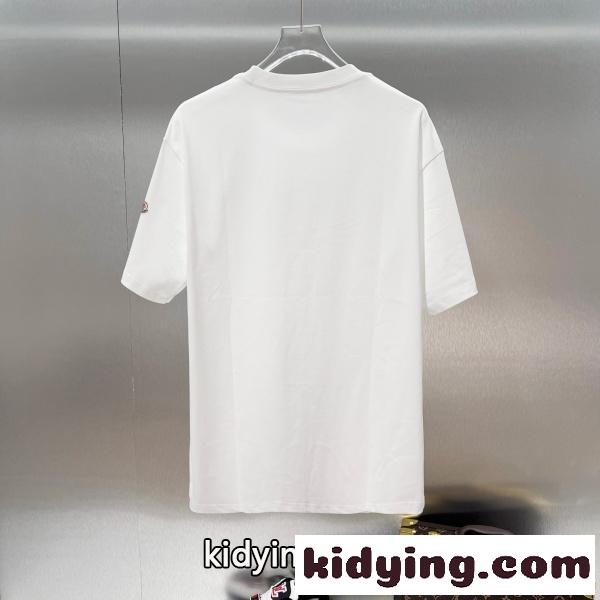 MONCLER コピー ゴーストロゴ半袖Tシャツ 人気上昇中 着映え コットンカットソー-7