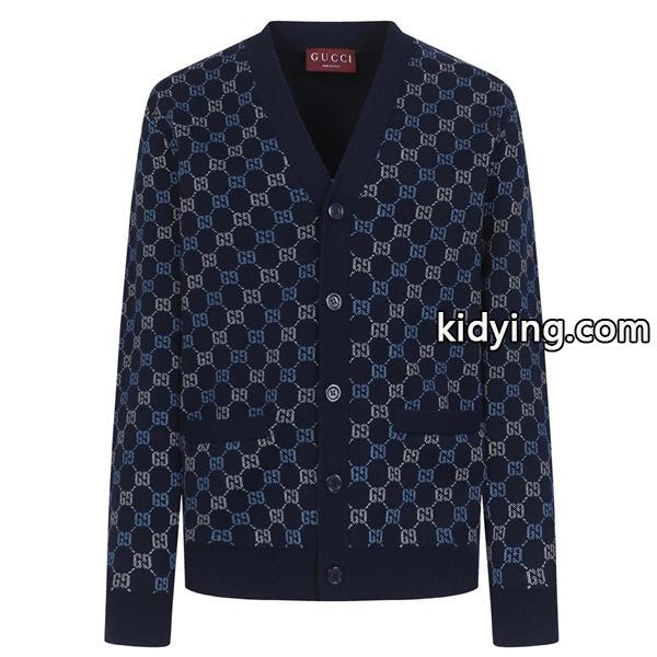 数量限定 人気 GUCCI カーディガン ネイビー 高級感 新作 グッチ コピー-0