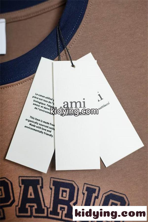 AMI PARIS 2026春夏コレクションアミ パリス tシャツコピー綿100% ゆったりシルエット-5