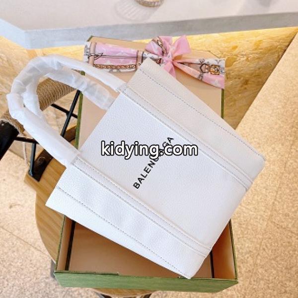 数量限定Balenciaga mini tote バレンシアガ バッグ コピー レディース 白のスタイリング 清楚な雰囲気-0