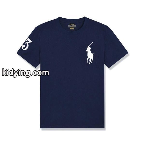 オシャレファッション性POLO RALPH LAURENポロ ラルフローレンスーパーコピークルーネック半袖Ｔシャツトップス-0