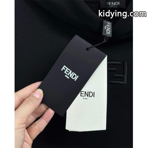 2025秋冬定番 FENDI フェンディ コピー ホワイトロゴ パーカー 新着 希少-5