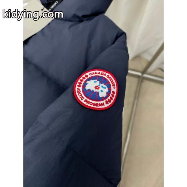 Canada Goose スーパーコピー ダウンジャケット ネイビー 2025秋冬 シンプルな カナダグース-3