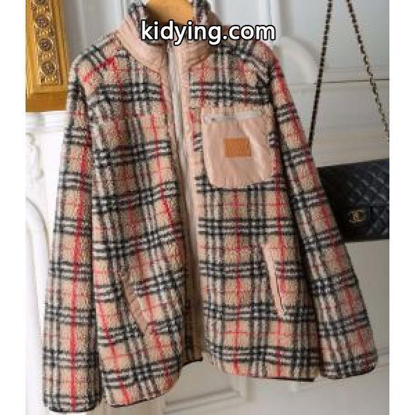 バーバリー 大胆なチェックの人気トレンド BURBERRY 秋服コーデ2019年版 ハーフコート 秋にはやる最新作を先取り_コートジャケット、上着_レディースファッション_スーパーコピーブランド激安通販 専門店-0