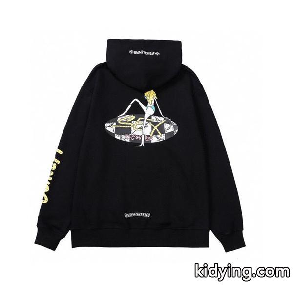 クロムハーツ 偽物 プレミアム イエローコンセプト カジュアル パーカー CHROME HEARTS-1