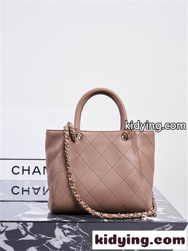 ベージュピンク ハンドバッグ CHANEL マトラッセ調 シャネル コピー ココマーク金具 チェーンショルダー 2WAYバッグ-5