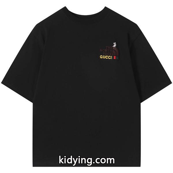 GUCC1&The North Faceノースフェイスコピー Tシャツ メンズ 半袖 ブランド 春夏 新作 通販ショッピング-0