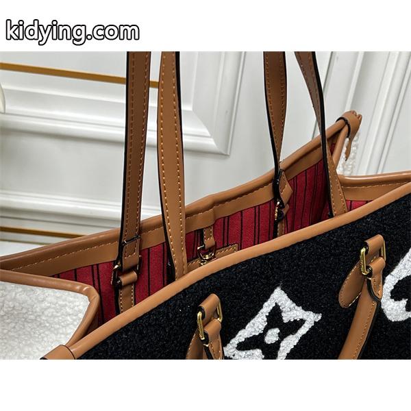 LOUIS VUITTON ルイヴィトン コピー 希少質感 ふわもこ暖か 高級デザイン トートバッグ-8