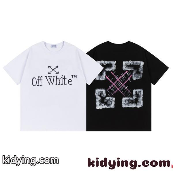 オシャレに圧倒的な人気の 半袖Tシャツ 春夏のトレンド激安 Off-White オフホワイトブランド コピー 激安(日本最大級)-0