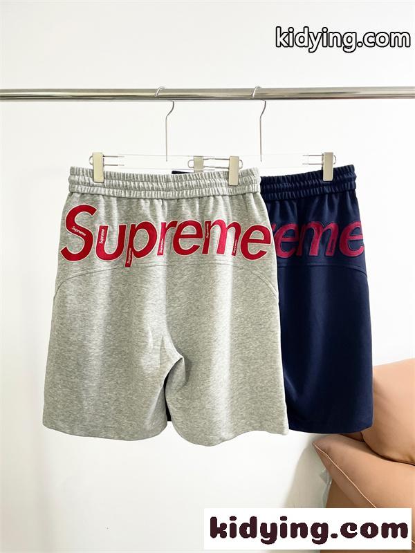 ロゴ刺繍 ビッグプリント ウエストゴム ドローストリング 夏用 シュプリーム コピー SUPREME-3