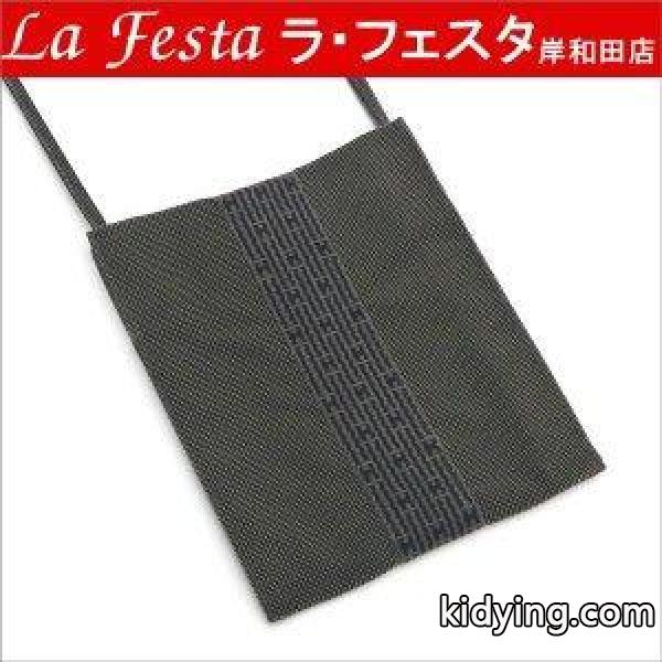 エルメス ショルダーバッグ エールライン・ポシェット グレー 中古 :61666:ラ・フェスタ岸和田店 - 通販ショッピング-0