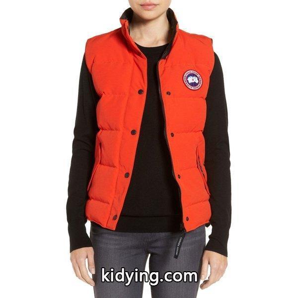 カナダグース CANADA GOOSE レディース ベスト・ジレ トップス Freestyle Slim Fit Down Vest Monarch Orange :dp3-956984-585703:フェルマート エフ fermart ef - 通販ショッピング-0