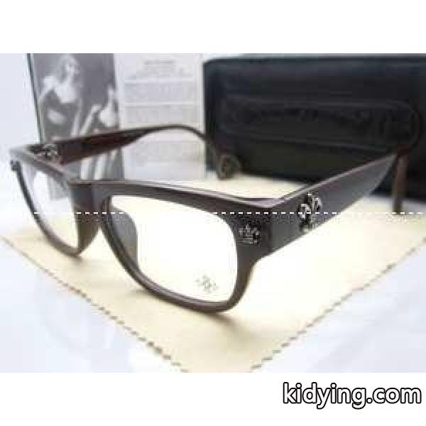 コーヒ色のメンズクロムハーツ 伊達 度入り メガネ CHROME HEARTS BSフレアー 超激得100%新品の折りたたみ 眼鏡_CHROME HEARTS クロムハーツ_ブランド コピー 激安(日本最大級)-0
