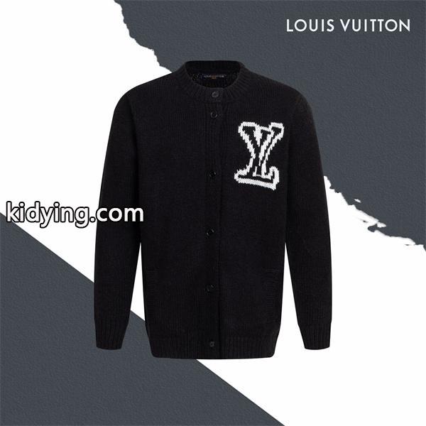 LOUIS VUITTON ルイヴィトン コピー 入手困難 カーディガン ブラック プレミアム品質 メンズ-0