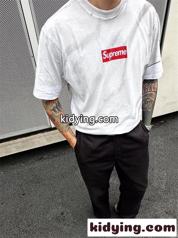 半袖Tシャツ SUPREME ボックスロゴ カジュアル 個性派 おしゃれ 夏トップス シュプリーム コピー-9
