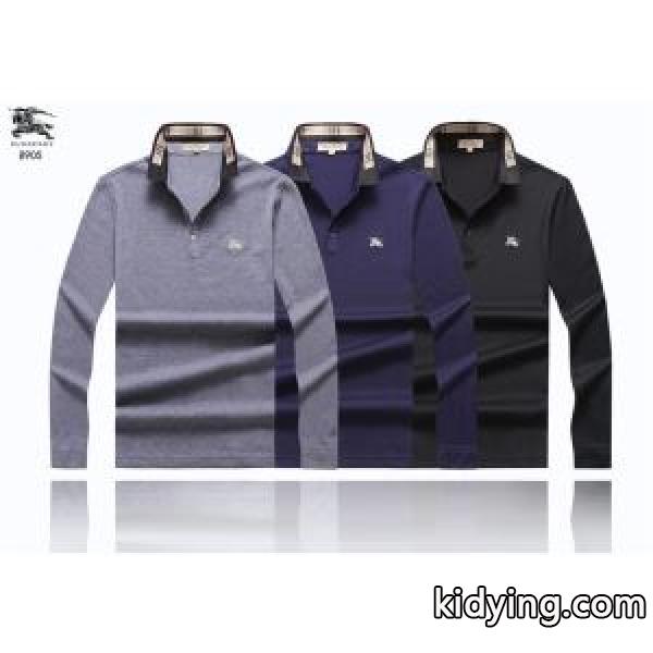 今季トレンド新作はこれ バーバリー BURBERRY 長袖Tシャツ 3色可選 2019秋冬トレンドデザイン_長袖Tシャツ_メンズファッション_スーパーコピーブランド激安通販 専門店-0