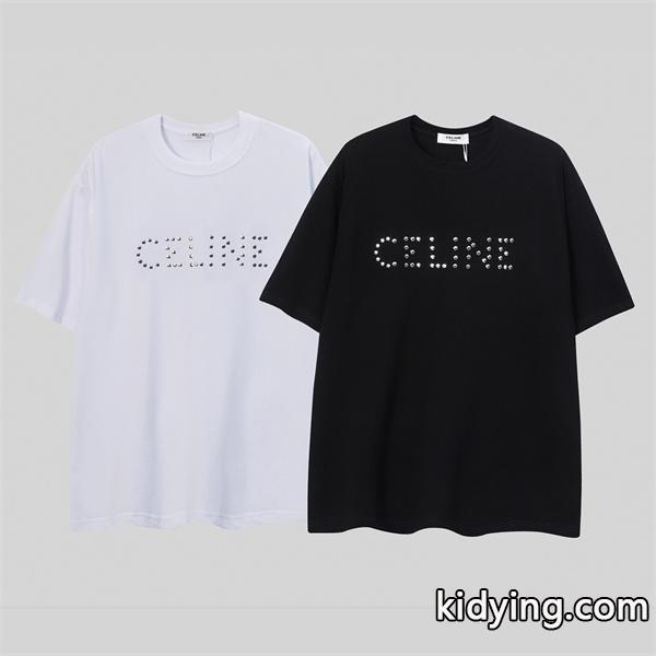 大胆にデザインオシャレCELINE セリーヌ スーパーコピーTシャツ/ティーシャツ  春夏の流行り新品_半袖Tシャツ_メンズファッション_スーパーコピーブランド激安通販 専門店-0