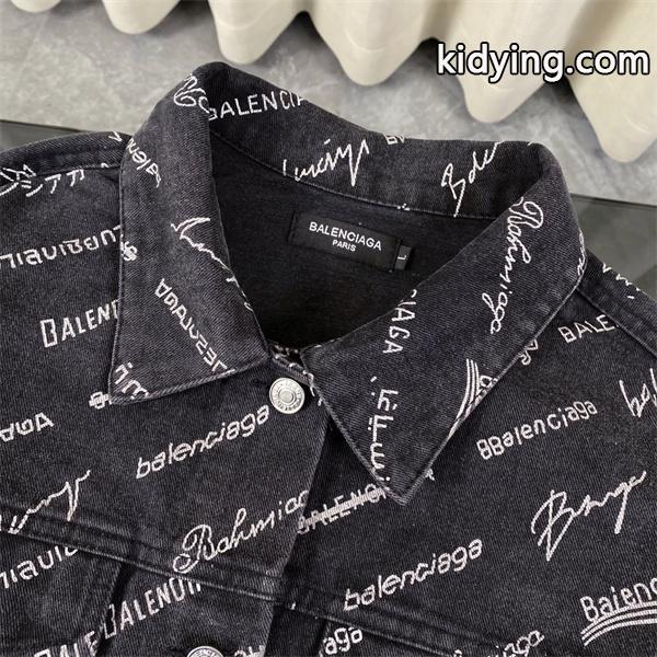 話題 高完成度 モード感 存在感 BALENCIAGA バレンシアガ コピー デニムジャケット-2